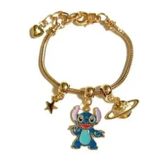 スティッチ ブレスレット ゴールド ディズニー アクセサリー キャラクター 宇宙