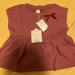 フリル付きピンクタンクトップ 90サイズ