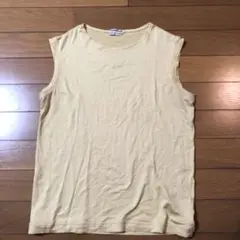 エルメス パリ フランス製 タンクトップ 黄色