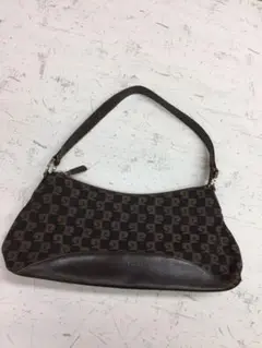 オールド pierre cardin モノグラム 型押しロゴ ワンハンドルバッグ