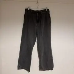 GU デニムバギースラックス