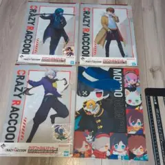 CR　クレイジーラクーン　A4クリアファイル　4点セット