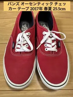 VANS AUTHENTIC CHECKER TAPE 2017 25.5cm