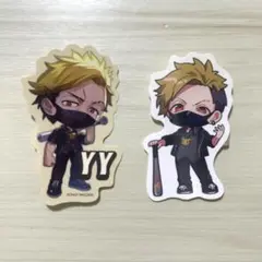 バラ売り❌CR Crazy Raccoon ステッカー　YY 2種類セット