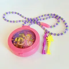 【動作確認済】東京ディズニーリゾート ラプンツェル　光るコンパクト ネックレス