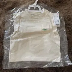 【新品】ユニクロ ベビーTシャツ 80 ワニ