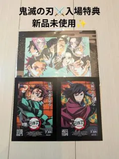 鬼滅の刃 劇場版 無限城編 入場特典 竈門炭治郎 冨岡義勇 3枚セット