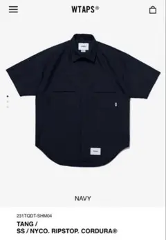 【完売品】WTAPS 23SS 231TQDT-SHM04 半袖シャツ