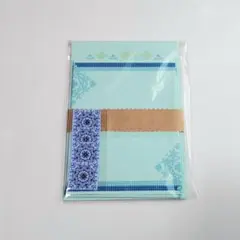青２９～レターセット【ハンドメイド】