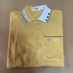 Munsingwear イエロー 長袖ポロシャツ M　メンズ