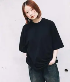 新品　未使用　BEAMS HEAVYWEIGHT Tシャツ　ブラック