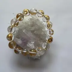 龍彫り水晶 縁起物　珠の大きさ12ミリ内径17