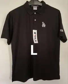 LAドジャース 半袖ポロシャツ　 Lサイズ