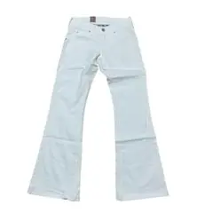 新品未使用CIMARRON シマロン ホワイト ブーツカットデニム