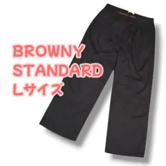 【美品】パンツ レディース 黒 L 大きいサイズ カジュアルパンツ ブラック