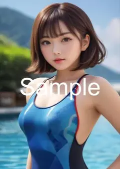 A4サイズアートポスター 1点もの 美女ポスター最高品質 B-I-２４