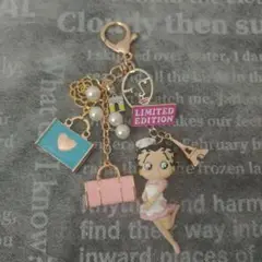 Betty Boop ◆じゃらじゃらチャームキーホルダー