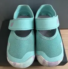 new balance メッシュサンダル ミントグリーン　15.5