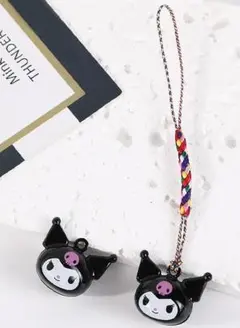 クロミ　黒と紫2点セット　ストラップ　新品即購入OK！