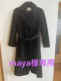 ユナイテッドアローズUBCB ANG/Wベルテッドコート黒36