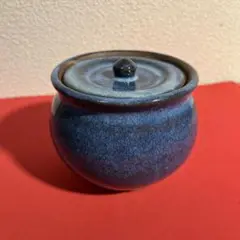 梵天窯 大宝寺焼 蓋付き壺