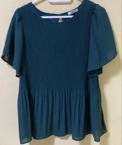 レディース半袖カットソー　Ｍサイズ グリーン
