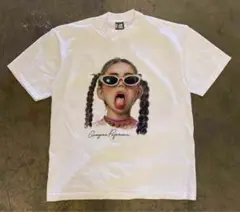 girl tongue print t-shirt y2k archive 00