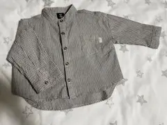 【最終値下げ】BACK & FORTH ストライプ長袖シャツ 90㎝