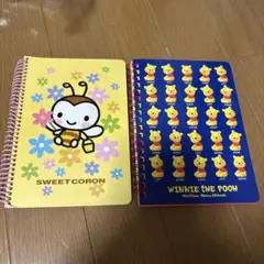 SWEET CORON & ウィニー・ザ・プー メモ帳2冊セット