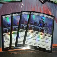 未使用　MTG ロークスワインの元首、アヤーラ　英foil 4枚セット