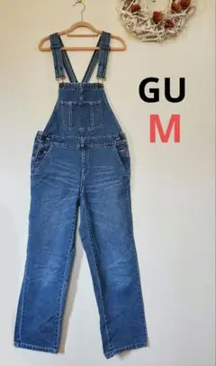 GU デニムオーバーオール　サロペット
