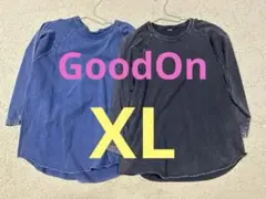 グッドオン ベースボール七分丈Ｔシャツ BLACK・NAVY 各1枚