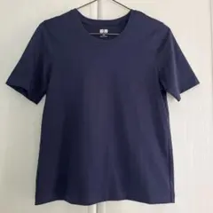 UNIQLO クルーネックtシャツ ネイビー　xs