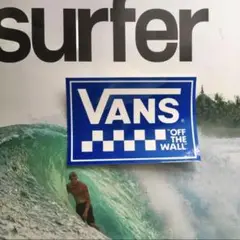 VANSバンズUS限定new“off the wall”ボックスロゴステッカー