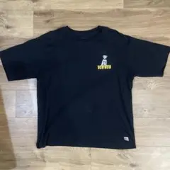 modem designTシャツ ブラック