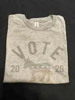 アメリカ古着グレー VOTE 2020 PETE Tシャツ
