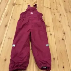 子ども用 スキーウェア 濃ピンク　100 ビブパンツ