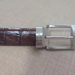 NEWYORKER ベルト レザー 本革 クロコ LEATHER BELT