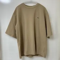 ラコステ　ジャーナルスタンダード別注　ワッフル　Tシャツベージュ　メンズUS M