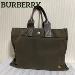 BURBERRY BLUELABEL トートバッグ キャンパス地