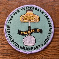 old coleman parts コールマン 周年記念 パッチ ワッペン