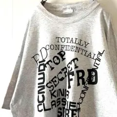 ヘインズ トップシークレット FRD Tシャツ XL グレー 灰色 古着