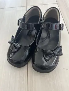リボン付きブラックフォーマルシューズ2サイズ19.0cm