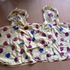 hakka baby レインポンチョ 2着