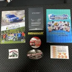 ラリージャパン ノベルティ ステッカー クリアファイル