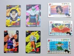 ドラゴンボール(Z)キラキラカード他計７枚