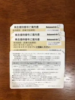 ソラシドエア 株主優待券