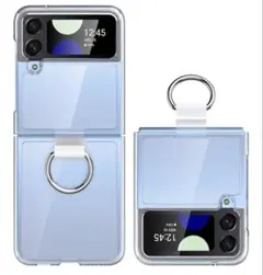 【新品・未使用】Galaxy Z Flhip4 クリアケース（リング無）