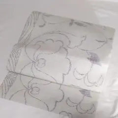 手織り紬袋帯正絹F10