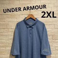海外古着　アンダーアーマー　半袖ポロシャツ　ビッグサイズ　サイズ2XL